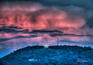Roanoke Star Steamy Sunset Twilight By Terry Aldhizer
